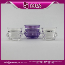 China Wholesale Cosmetic Acrylic Containers And Plastic Sample CreamJars